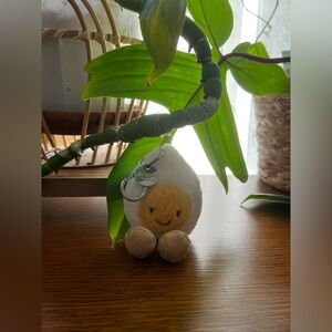 Jellycat Deviled Egg Keychain